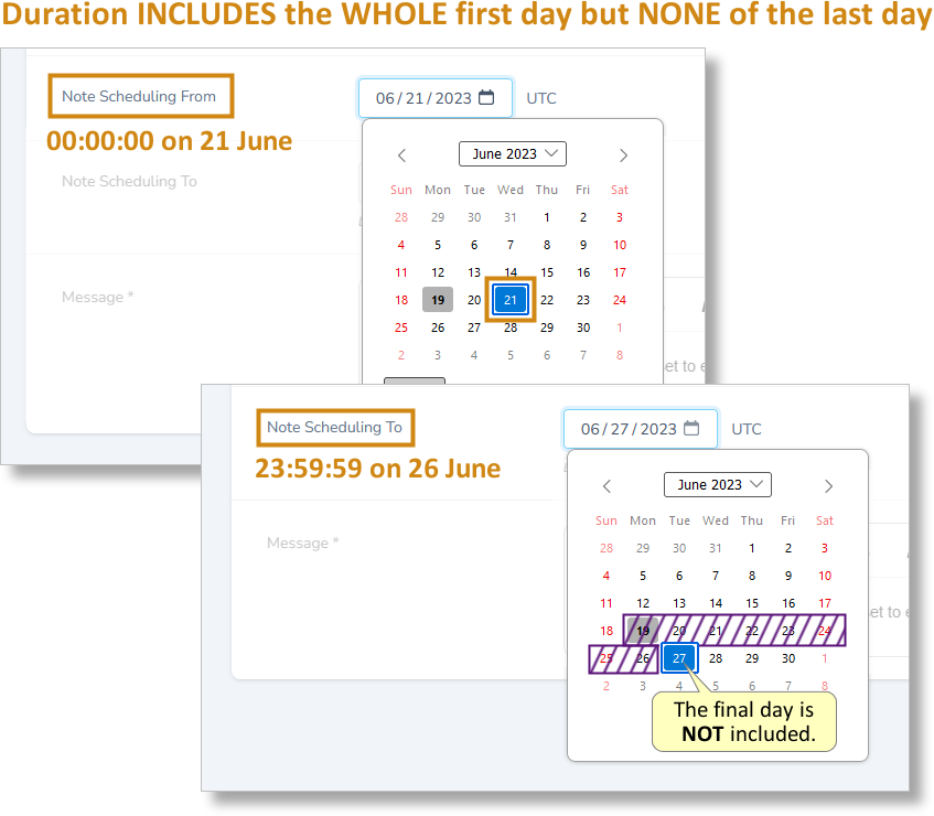 email signature banner scheduling