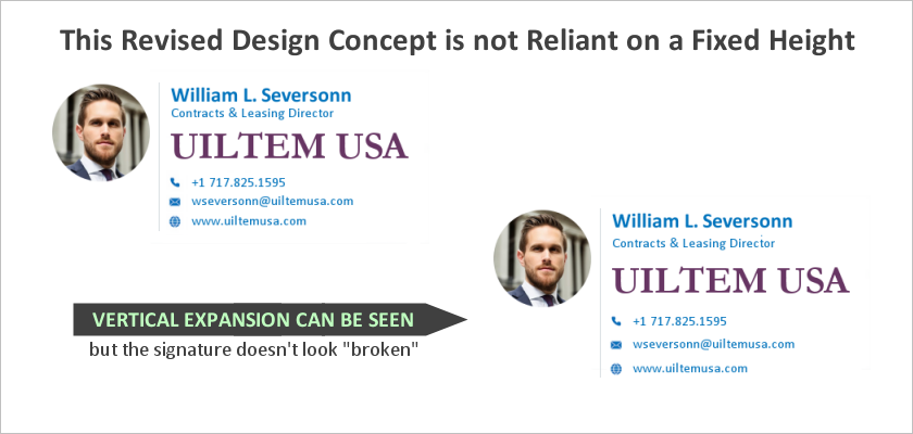 Email Signature Improved Design