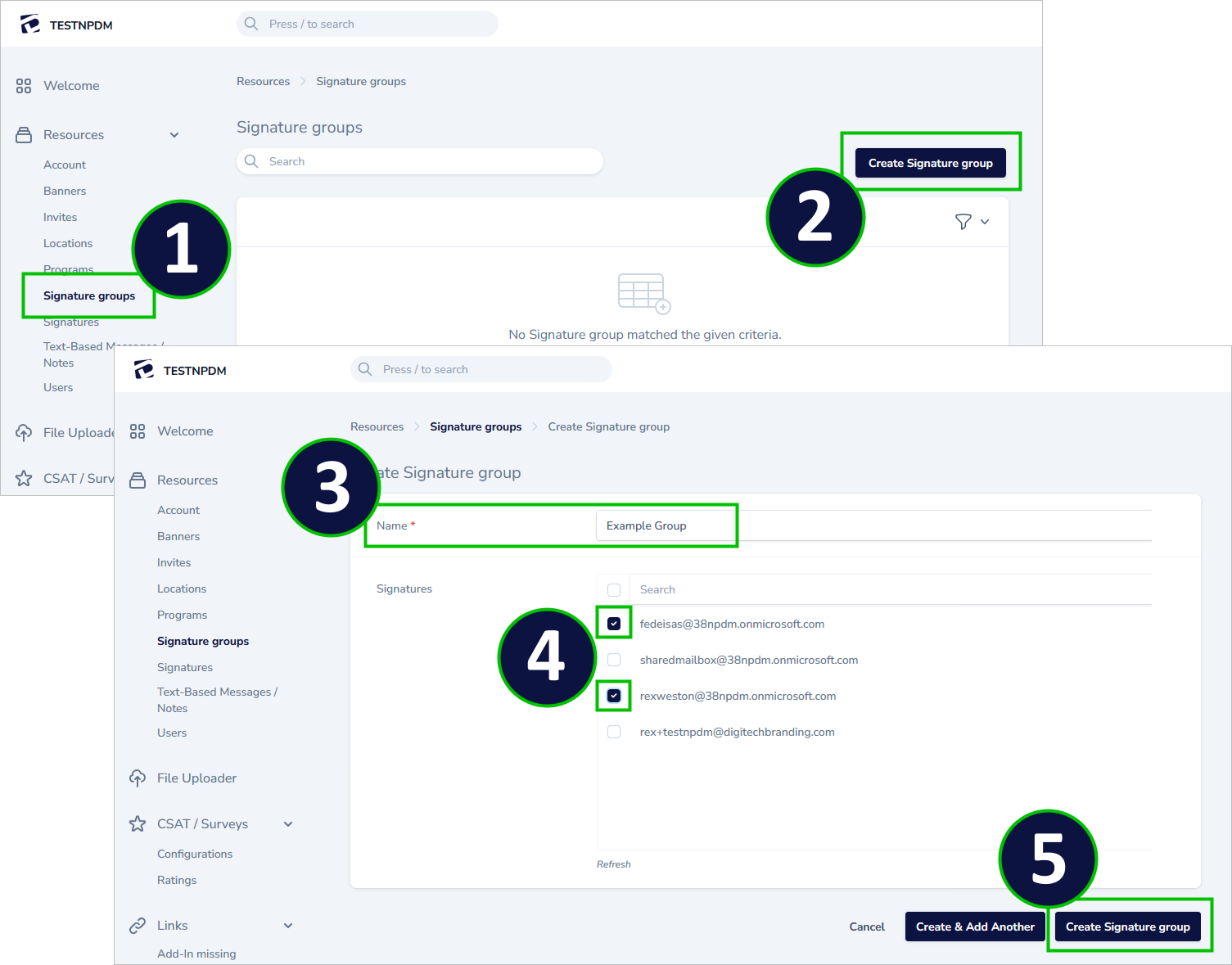 add users to a user group