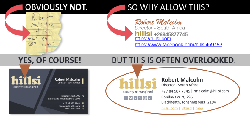 Email Signatures as Important as Business Cards