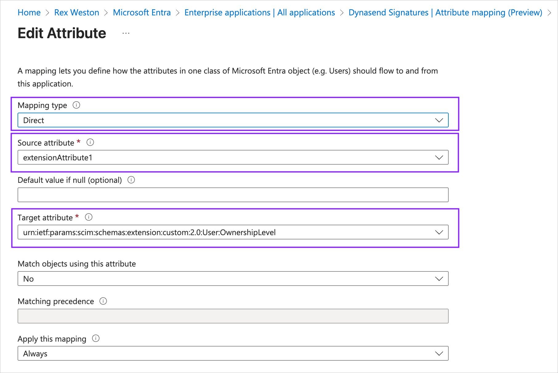 Entra ID Provisioning - Custom Attributes 4