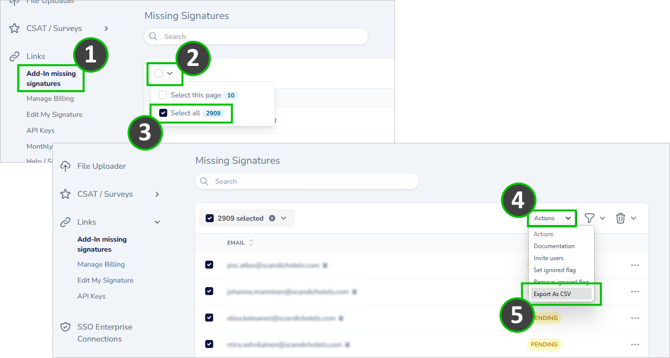 email signature add-in supported email clients