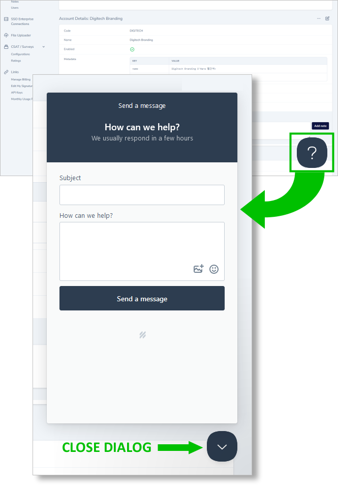 access the help desk