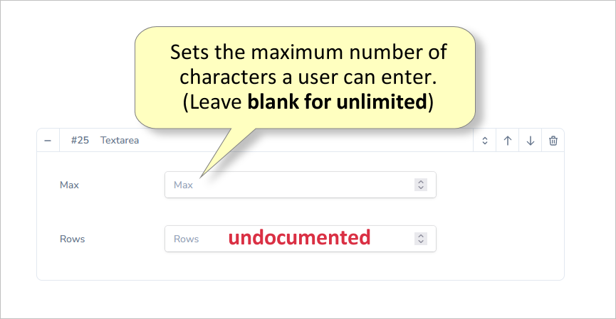 email signature textarea field