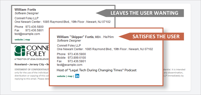 Email Signatures Satisfied Users