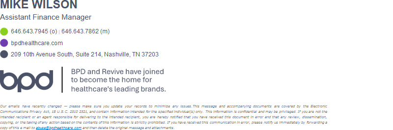 Custom business email signature sample 1-2-2025
