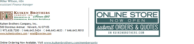 Custom business email signature sample 16