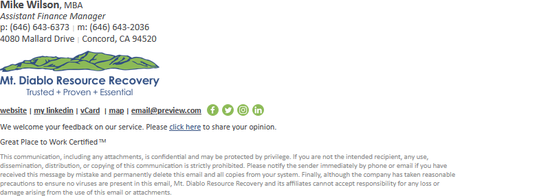 Custom business email signature sample 21