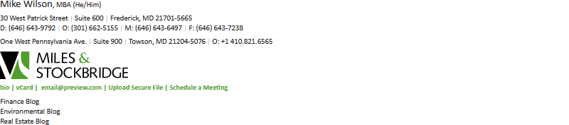 Custom business email signature sample 28