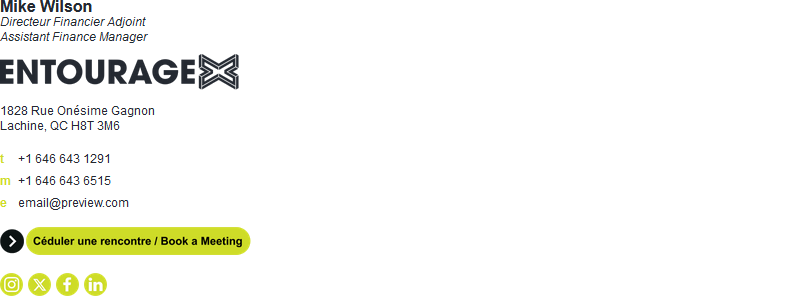 Custom business email signature sample 31
