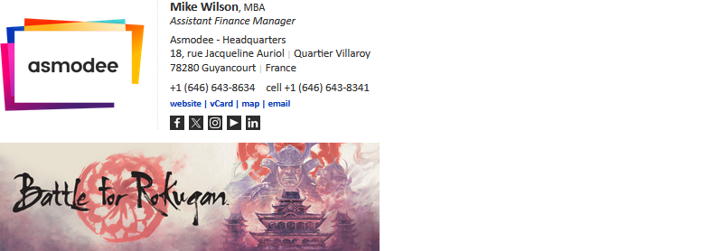 Custom business email signature sample 38