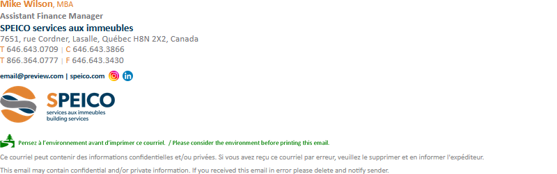 Custom business email signature sample 49
