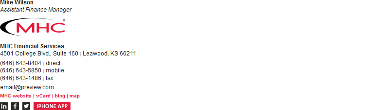 Custom business email signature sample 55