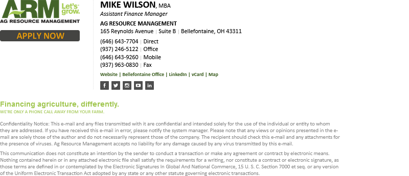 Custom business email signature sample 60